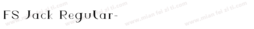 FS Jack Regular字体转换